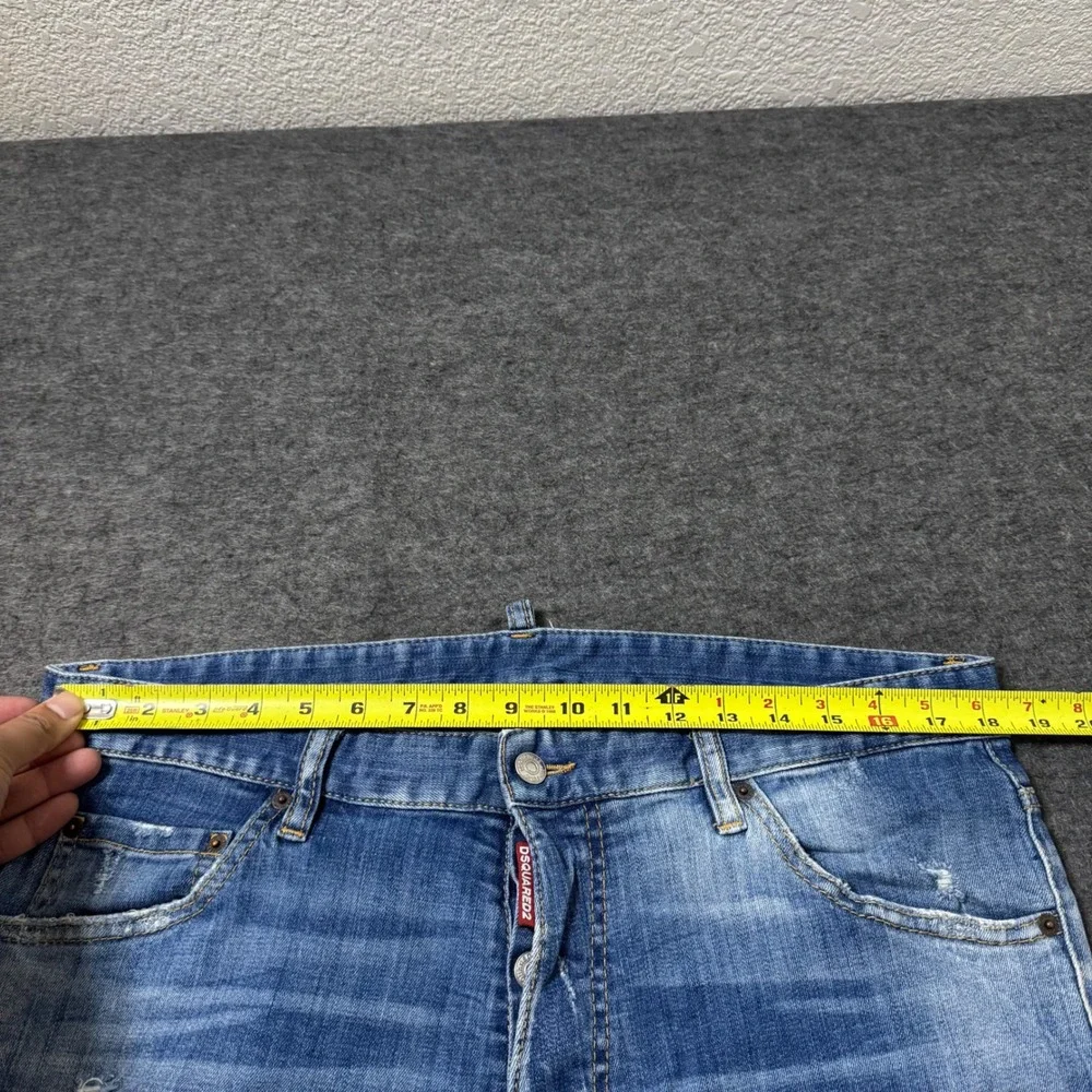 Dsquared2 Cool Guy Distressed Blue Jeans S74LB0615 Mens Size 54 IT (36x34)